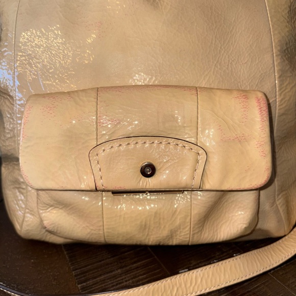 Coach NWT Patent Leather Hobo + Kristin Slim Envelope Wallet Set $559 Retail - Picture 7 of 15